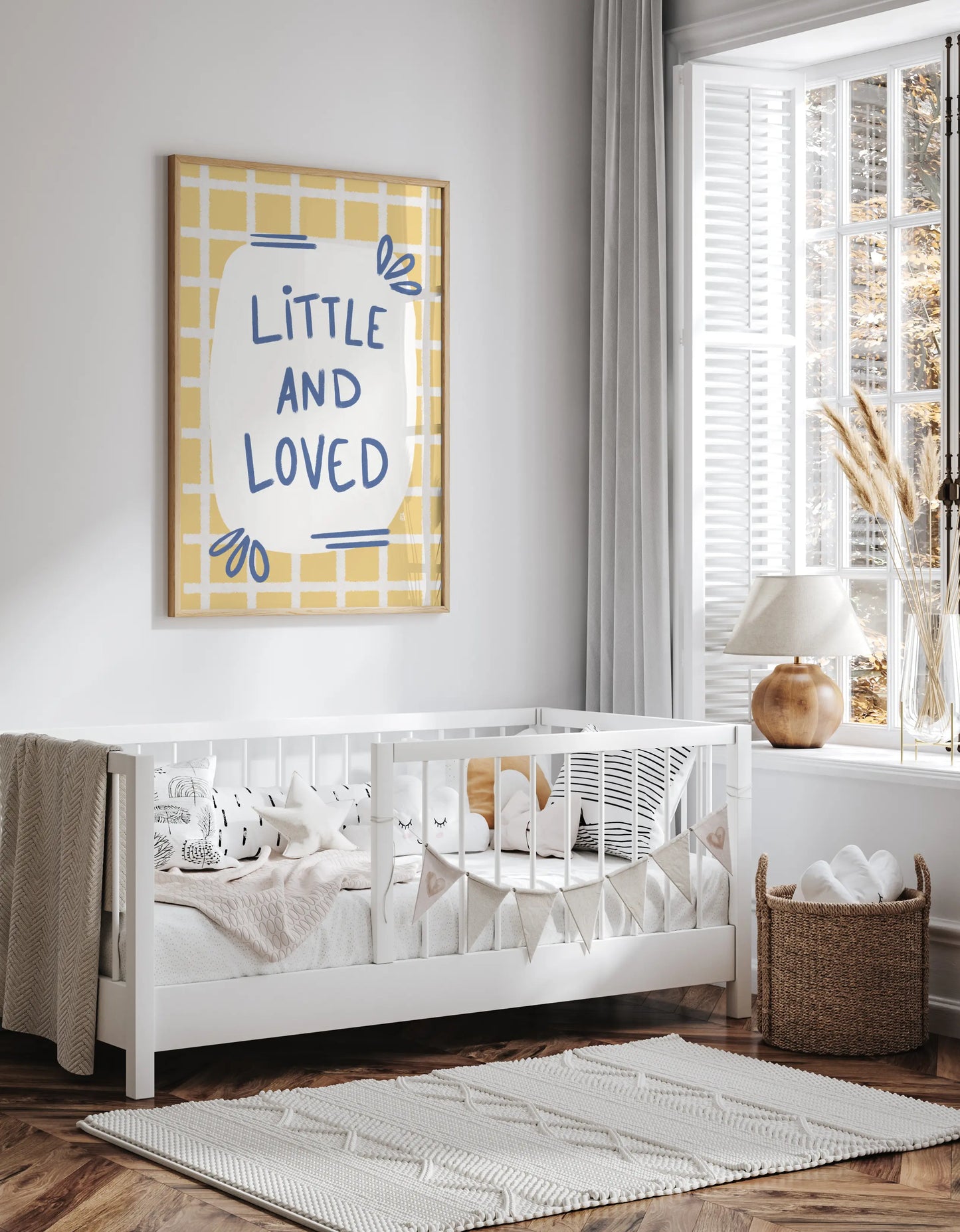 alt=Póster infantil Little and loved - Kago Studio