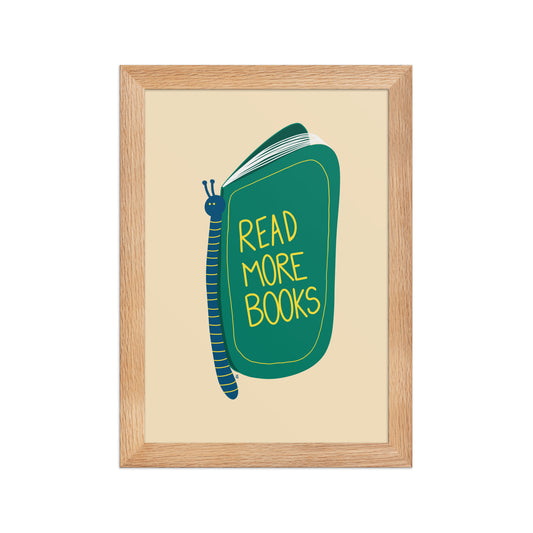 Póster infantil “Mariposa de libro” – Lámina decorativa adorable para habitación de niños - Kago Studio