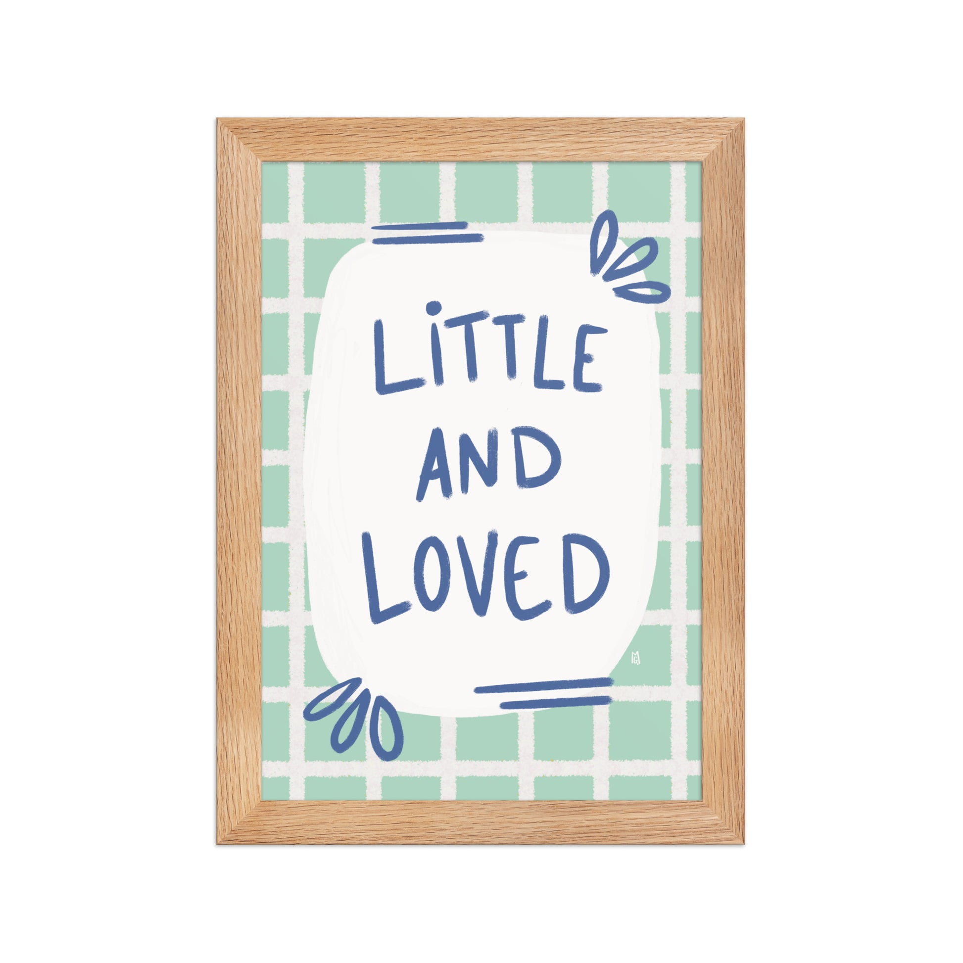 alt = Póster Little and Loved - Kago Studio