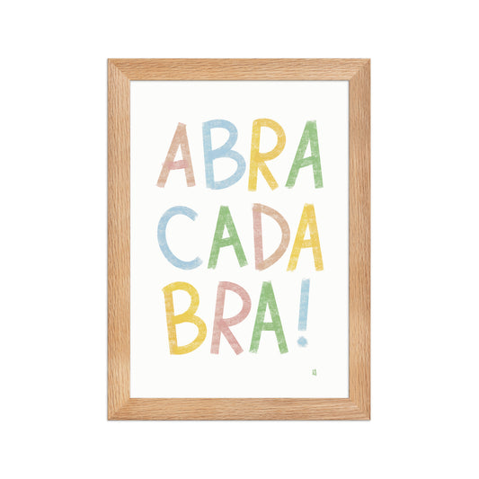 alt = Póster infantil abracadabra - Kago Studio