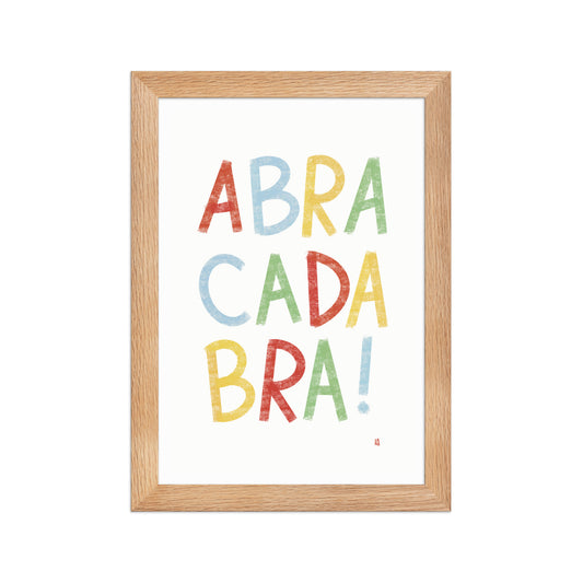 alt = Póster infantil abracadabra - Kago Studio