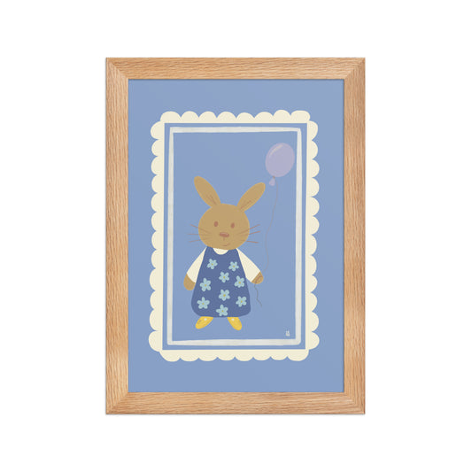 alt= Póster Día de fiesta con marco - Kago Studio