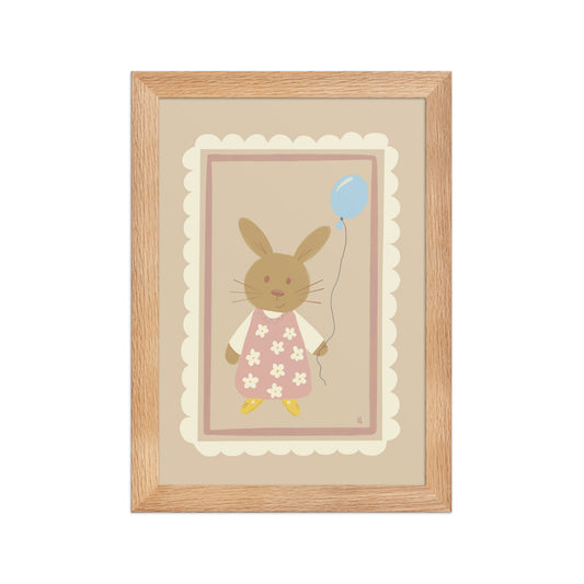 alt= Póster Día de fiesta con marco - Kago Studio