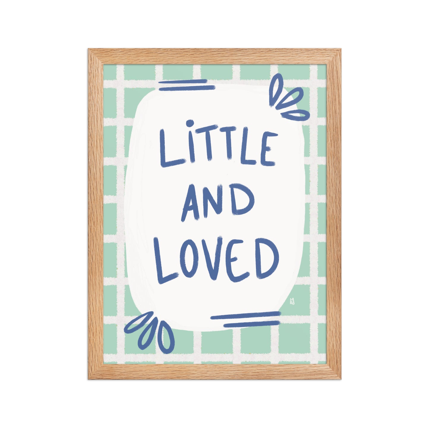 alt = Póster Little and Loved - Kago Studio