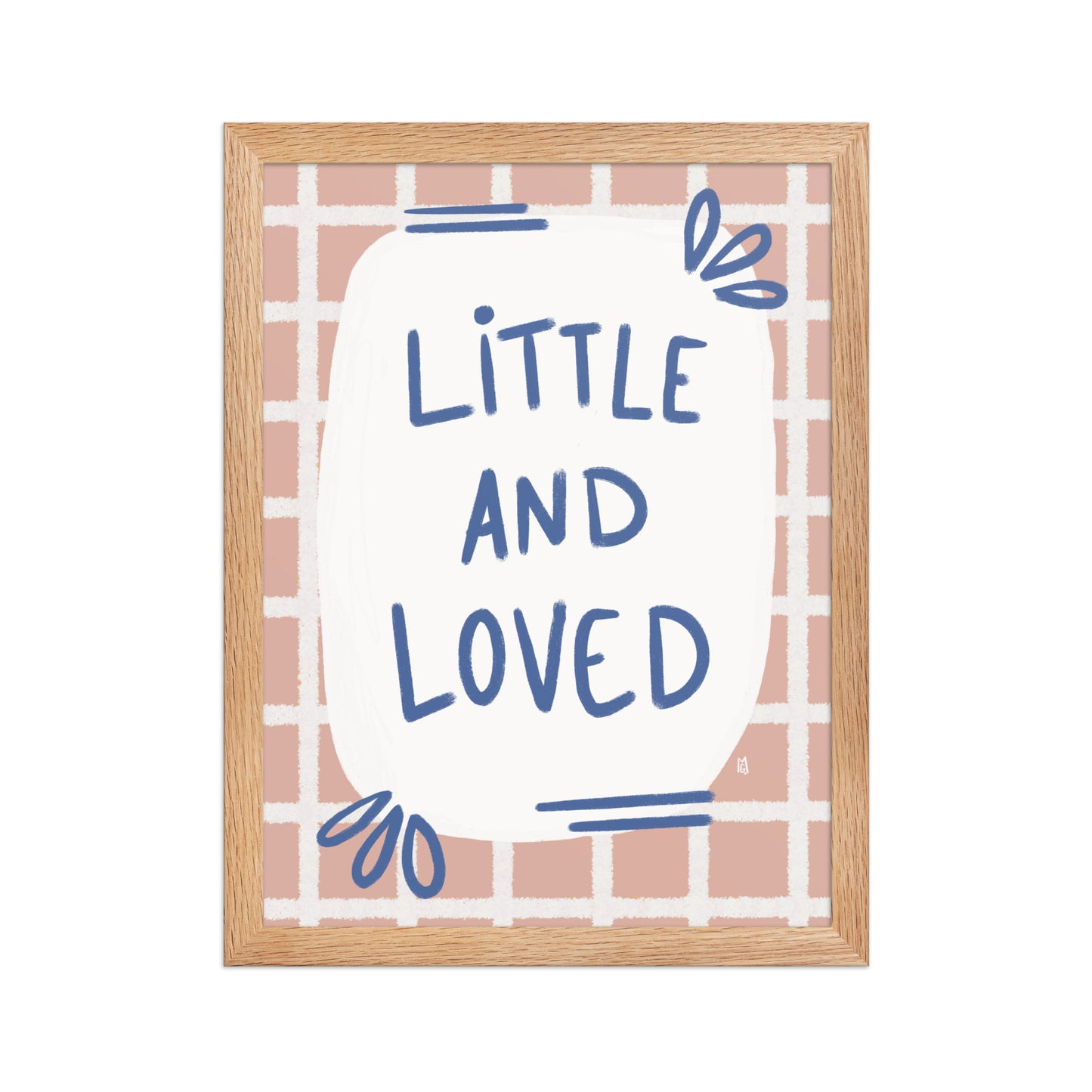 alt = Póster Little and Loved - Kago Studio