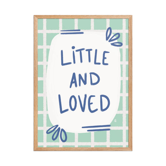 alt = Póster Little and Loved - Kago Studio