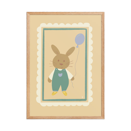 alt= Póster Día de juego con marco - Kago Studio