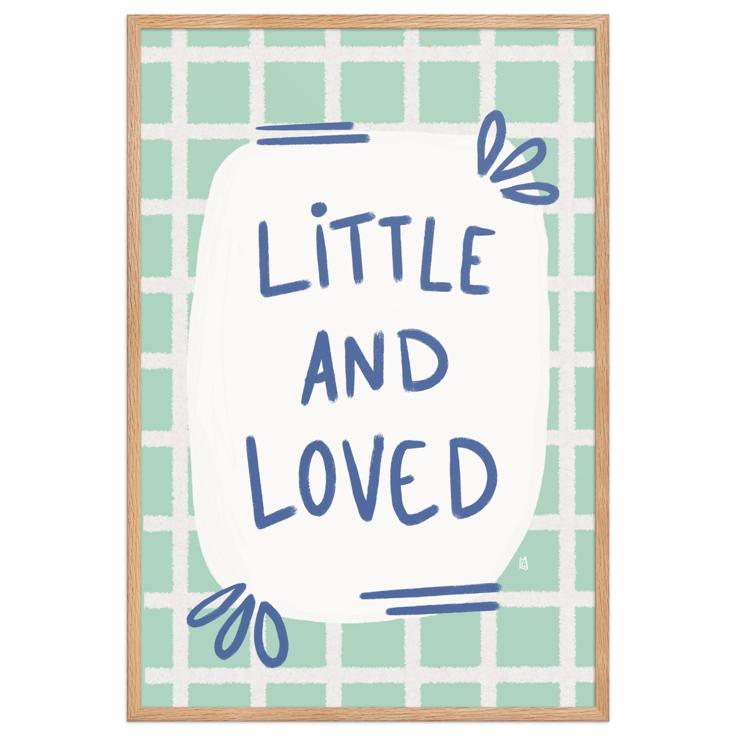 alt = Póster Little and Loved - Kago Studio