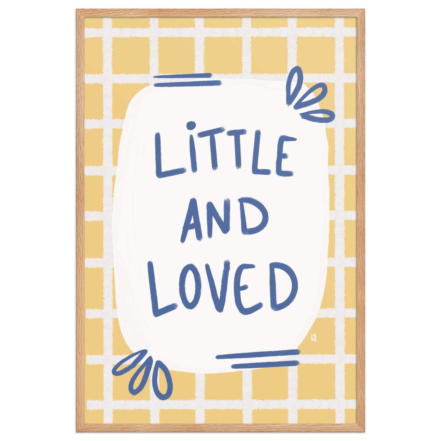 alt = Póster Little and Loved - Kago Studio