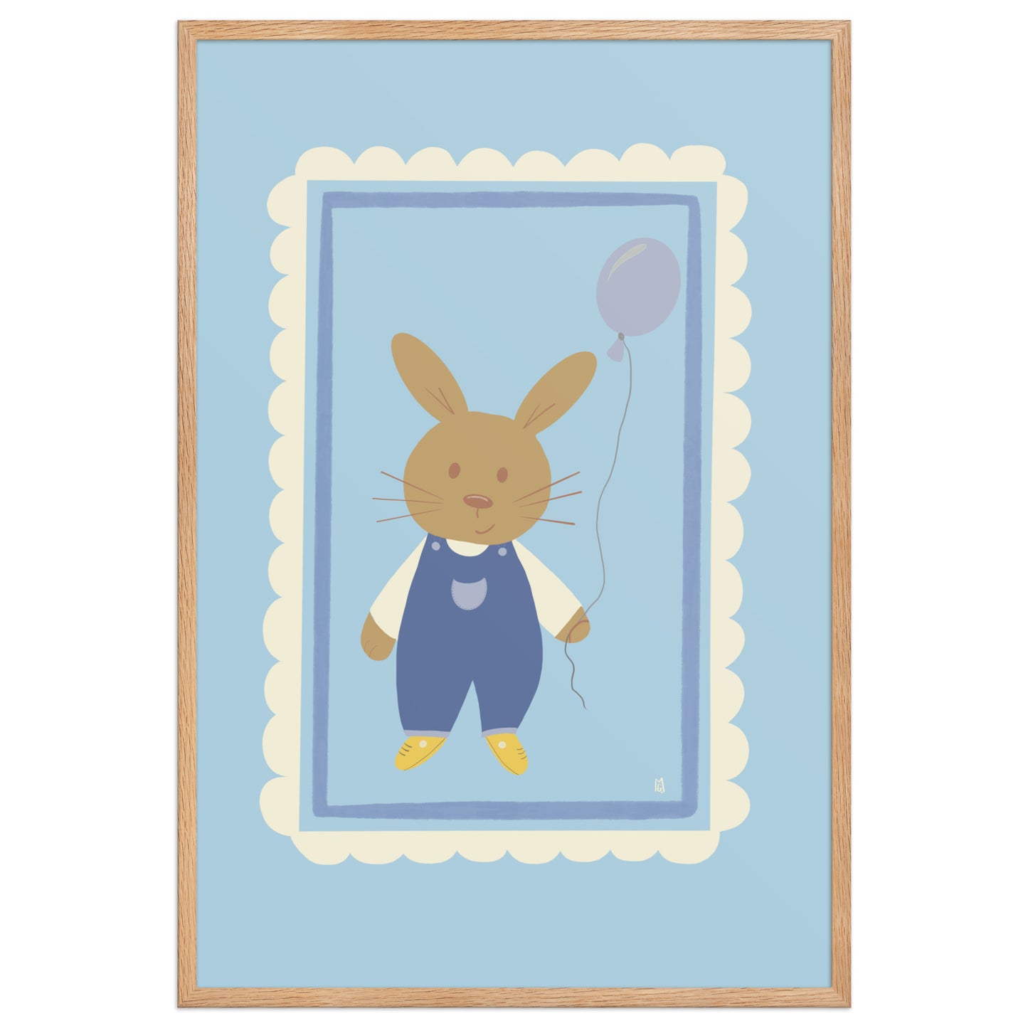 alt= Póster Día de juego con marco - Kago Studio