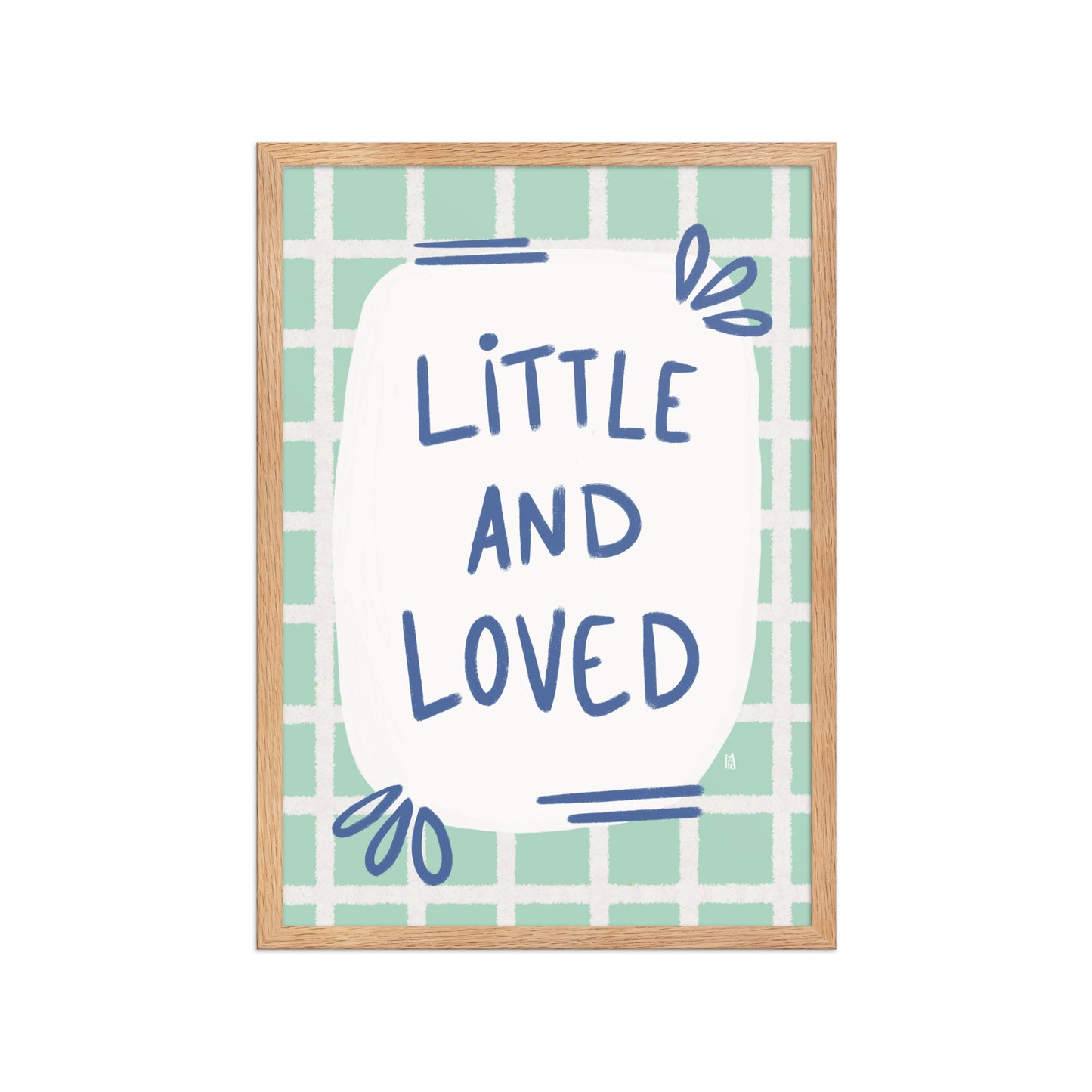 alt = Póster Little and Loved - Kago Studio