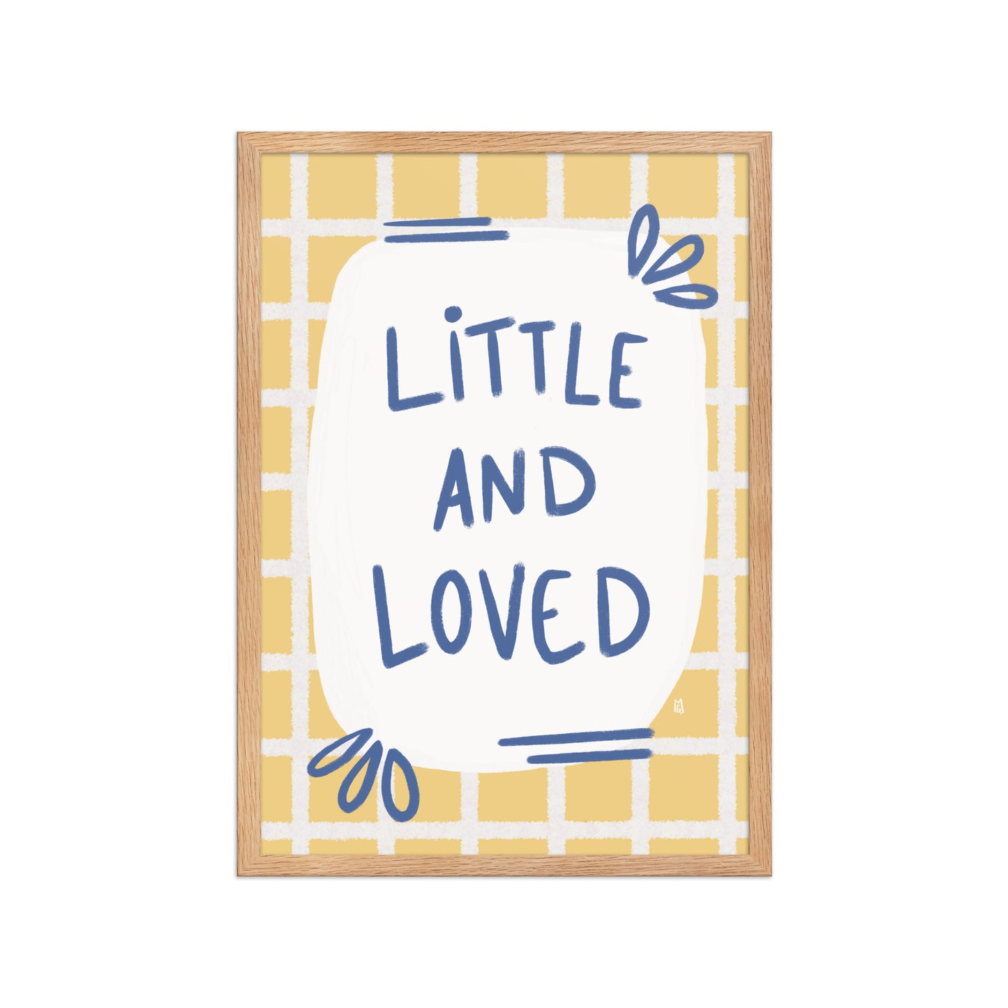 alt = Póster Little and Loved - Kago Studio