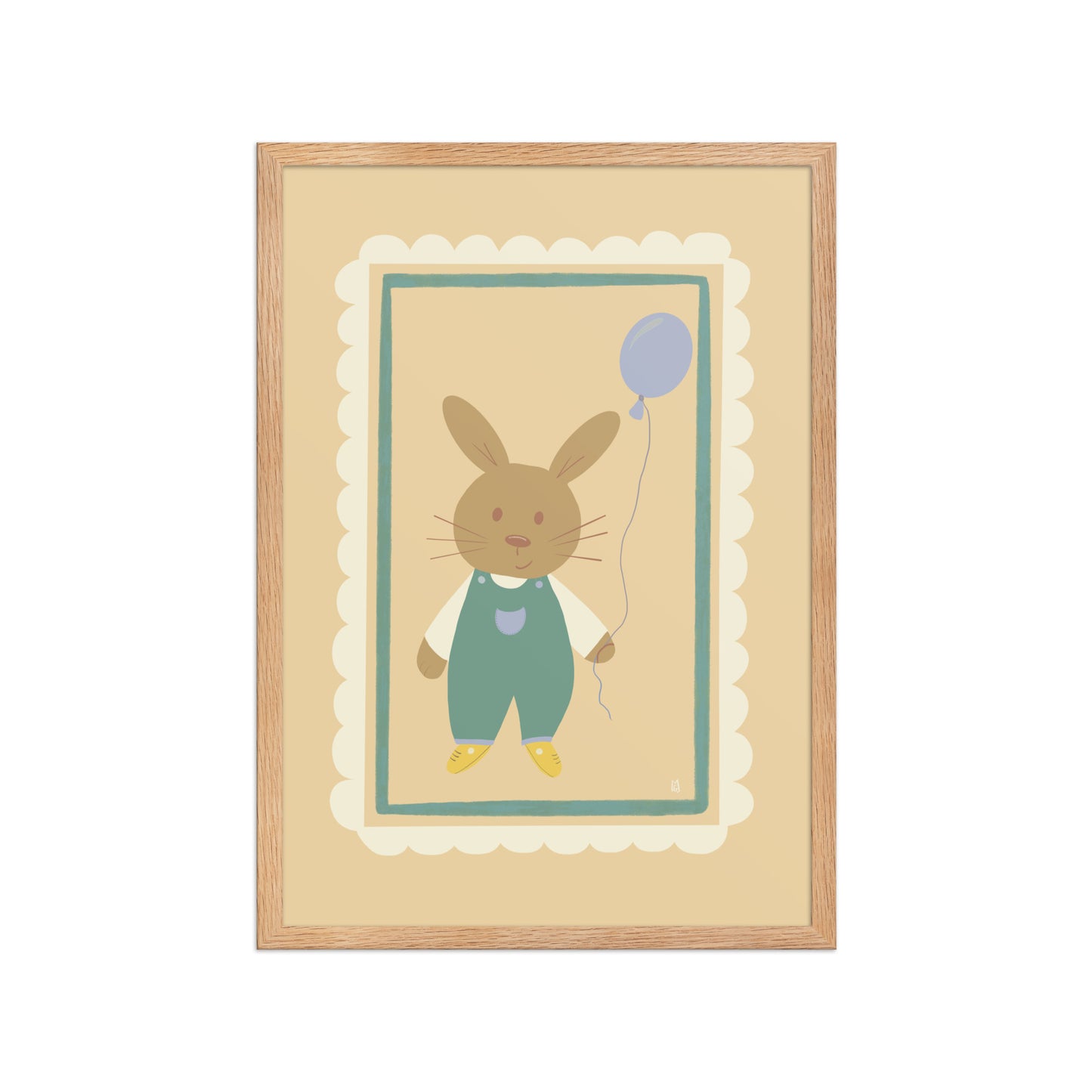 alt= Póster Día de juego con marco - Kago Studio