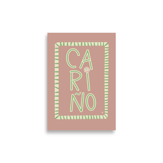 alt = Póster infantil Cariño - Kago Studio