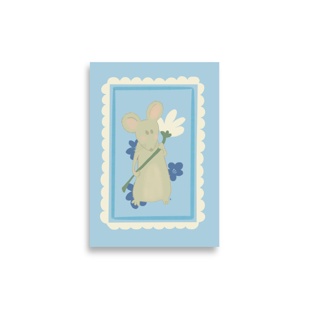 alt= Póster Mi ratoncito - Kago Studio