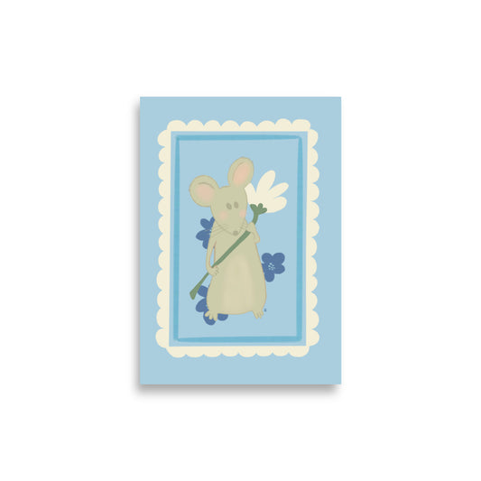 alt= Póster Mi ratoncito - Kago Studio