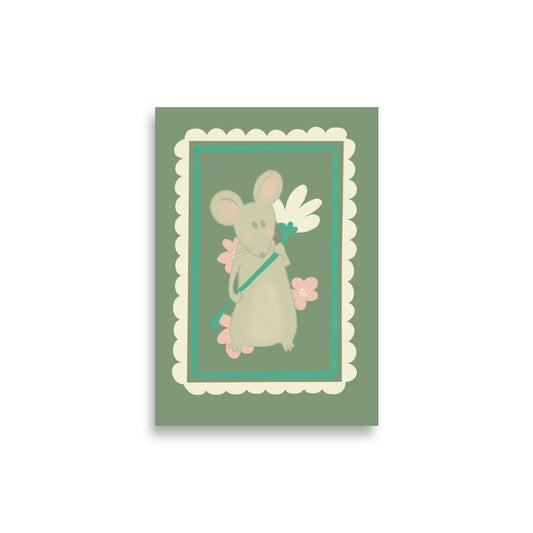 Alt= Póster Mi ratoncito - Kago Studio