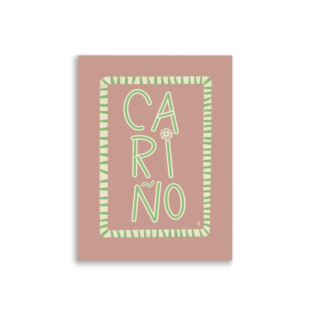alt = Póster infantil Cariño - Kago Studio