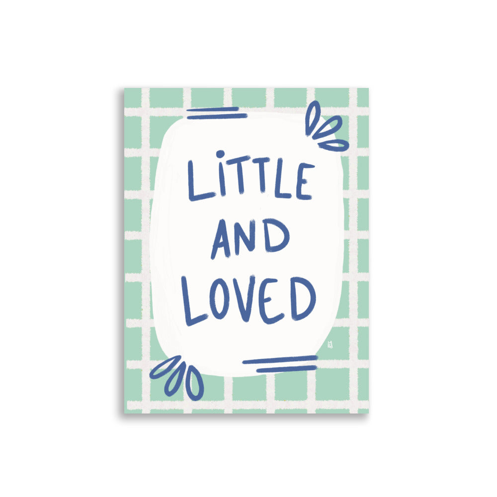 alt= Póster Little and loved - Kago Studio