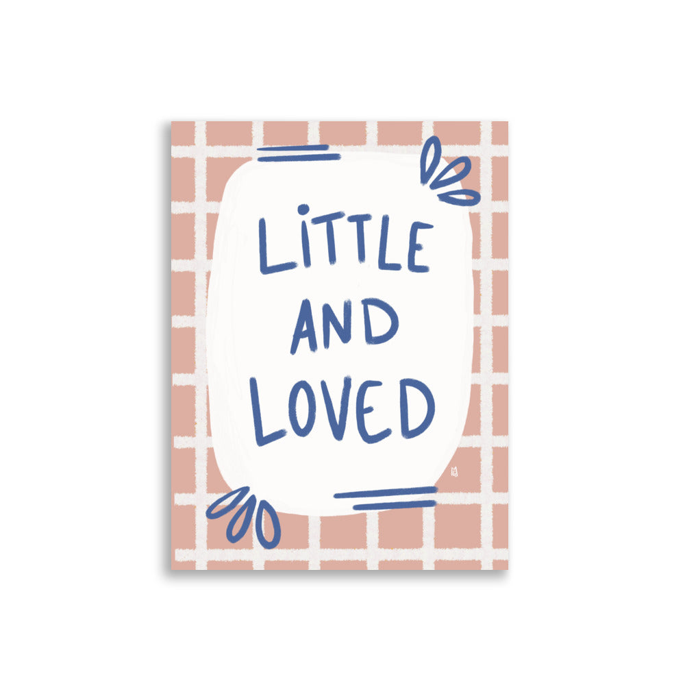 alt= Póster Little and loved - Kago Studio