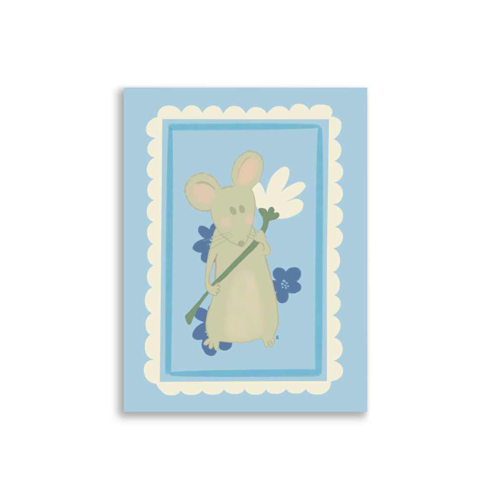 alt= Póster Mi ratoncito - Kago Studio