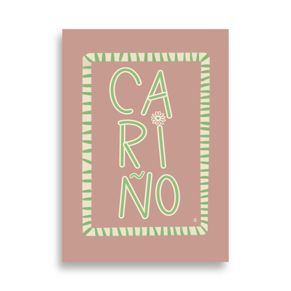 alt = Póster infantil Cariño - Kago Studio