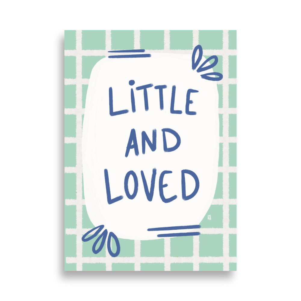 alt= Póster Little and loved - Kago Studio