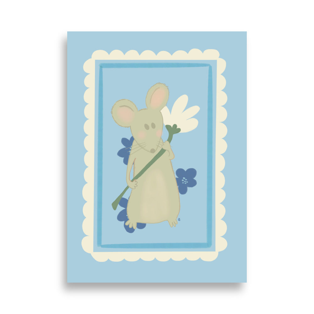 alt= Póster Mi ratoncito - Kago Studio