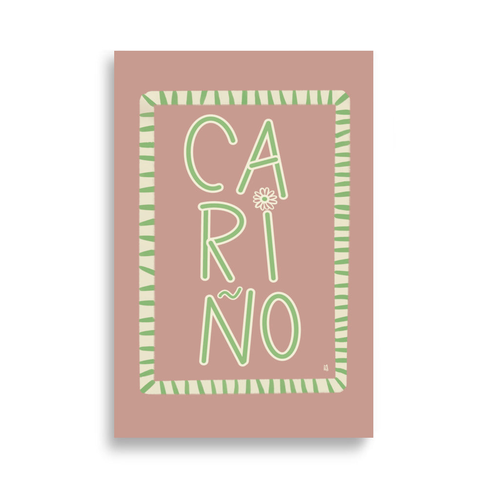 alt = Póster infantil Cariño - Kago Studio