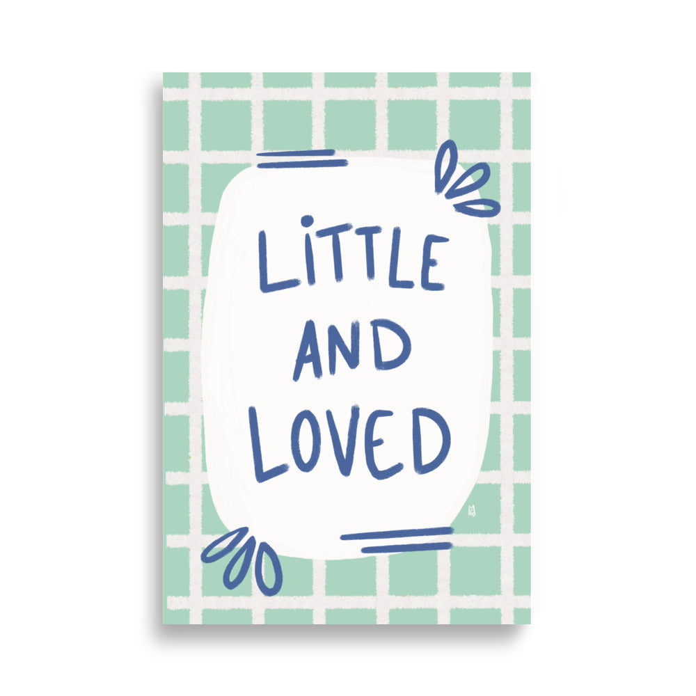 alt= Póster Little and loved - Kago Studio