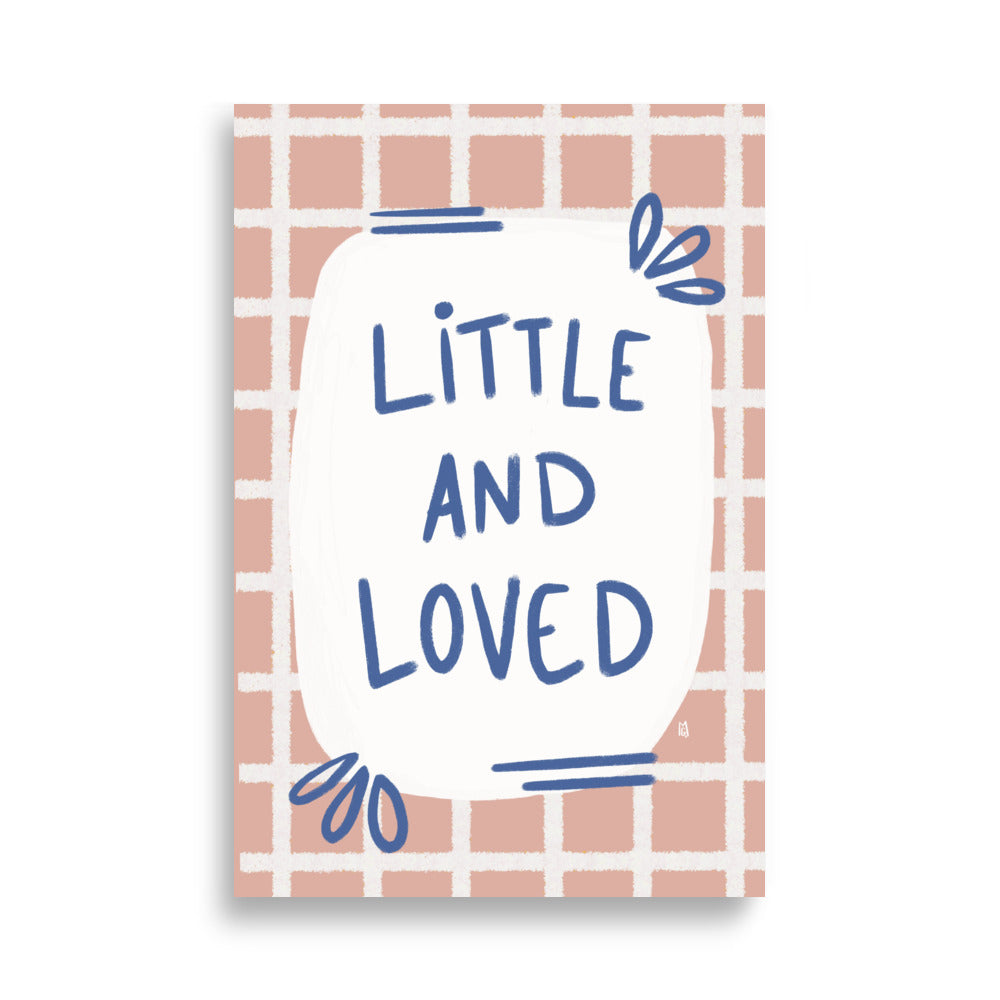 alt= Póster Little and loved - Kago Studio