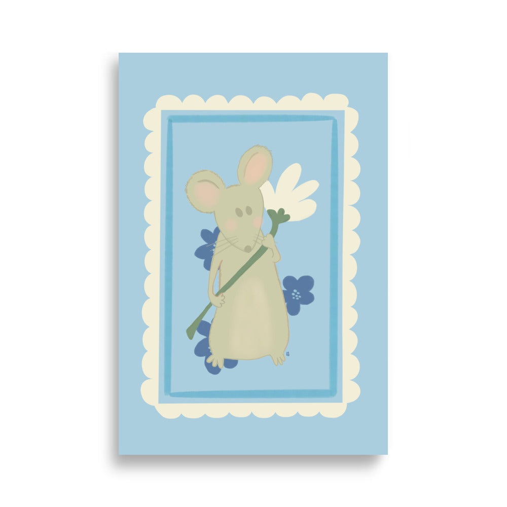 alt= Póster Mi ratoncito - Kago Studio