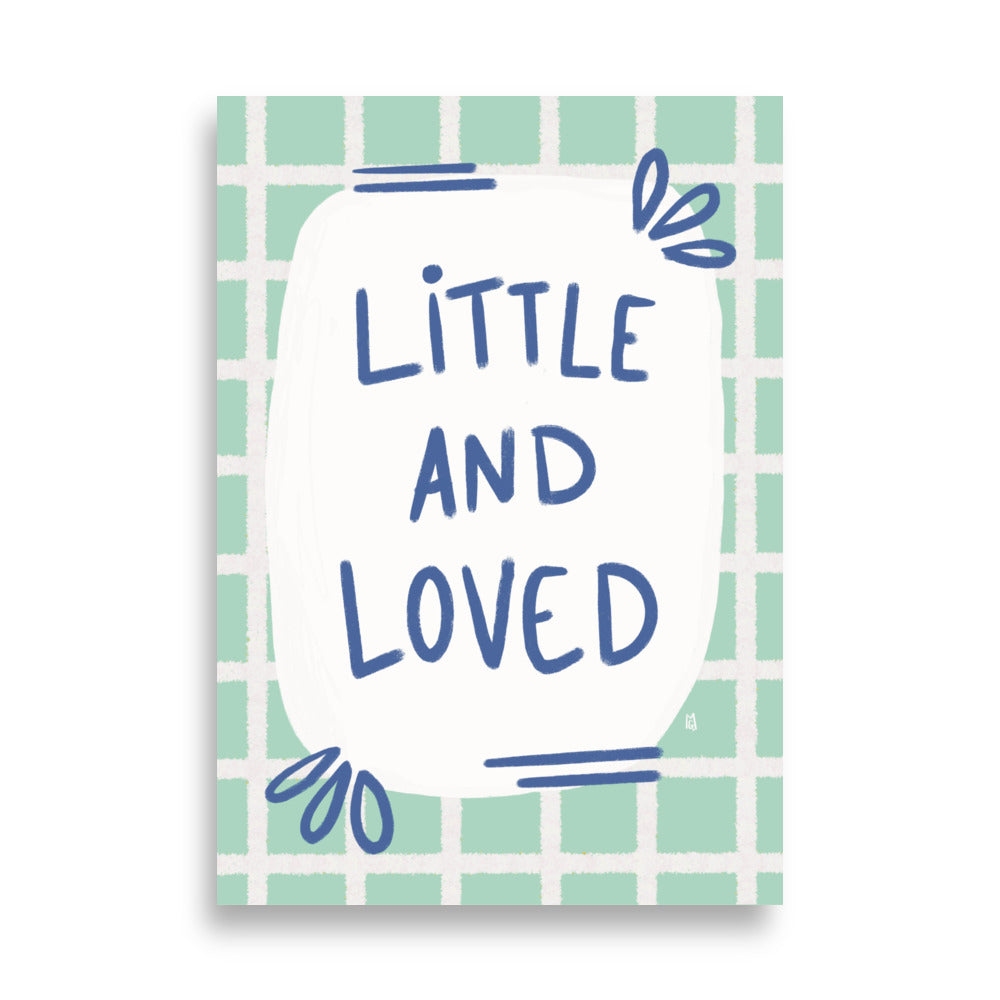 alt= Póster Little and loved - Kago Studio