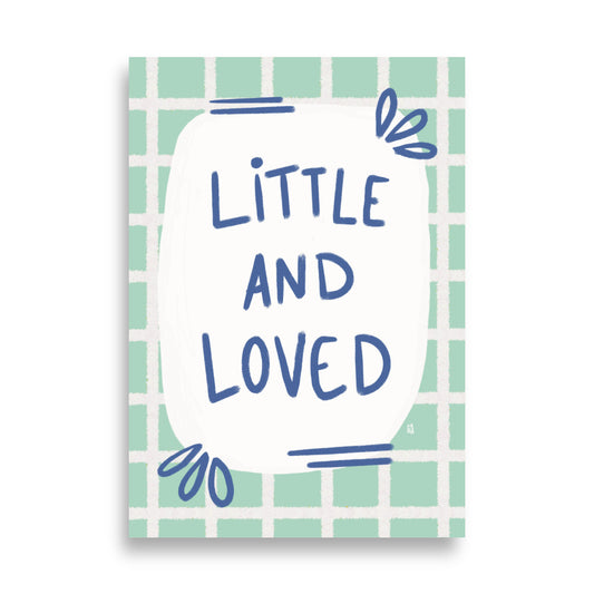 alt= Póster Little and loved - Kago Studio