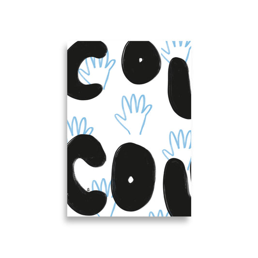 Póster decorativo “Coucou” – Lámina divertida para habitación infantil - Kago Studio