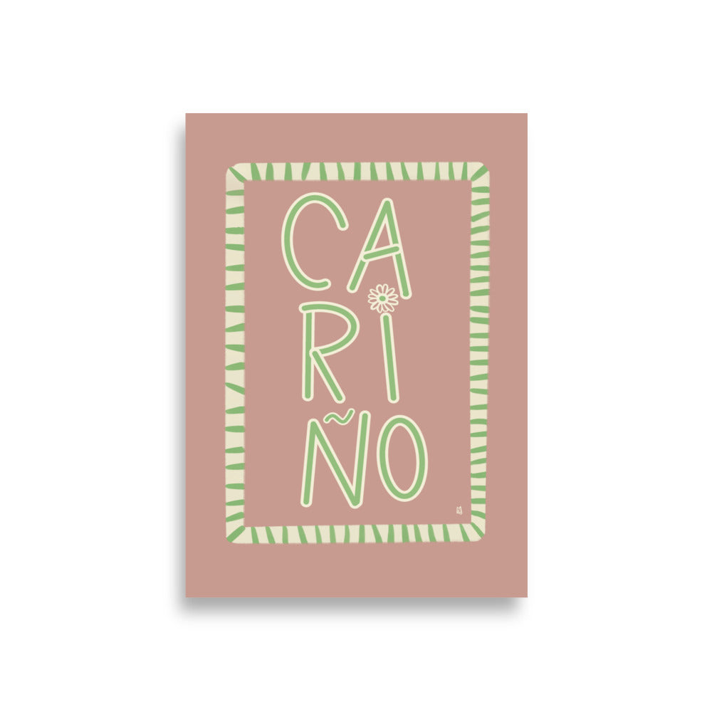 alt = Póster infantil Cariño - Kago Studio