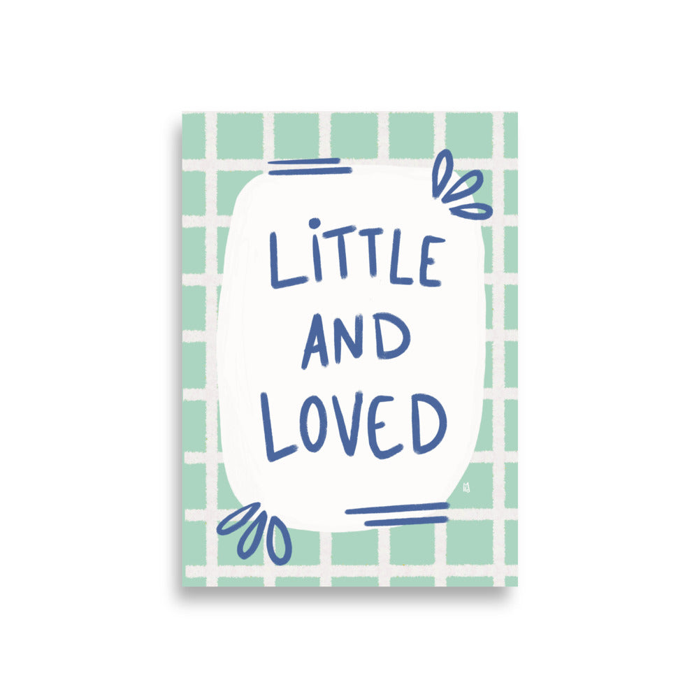 alt= Póster Little and loved - Kago Studio