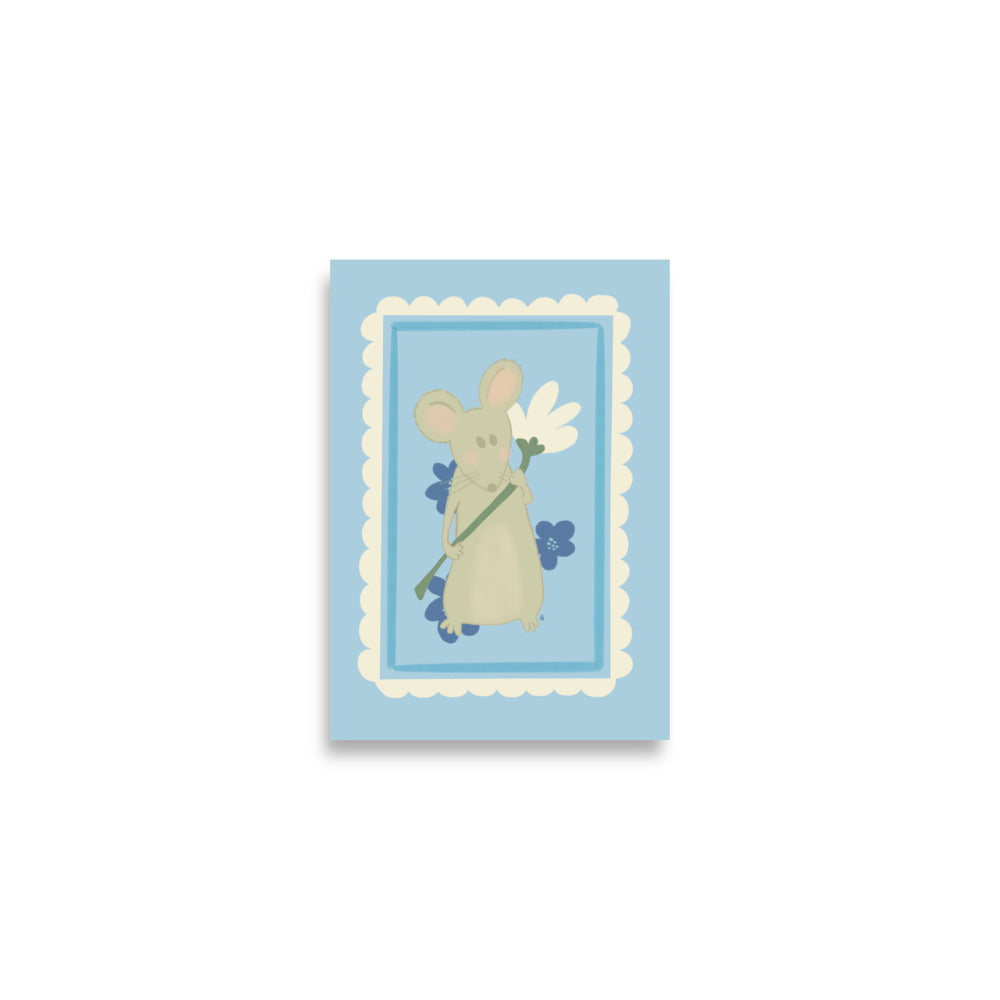 alt= Póster Mi ratoncito - Kago Studio