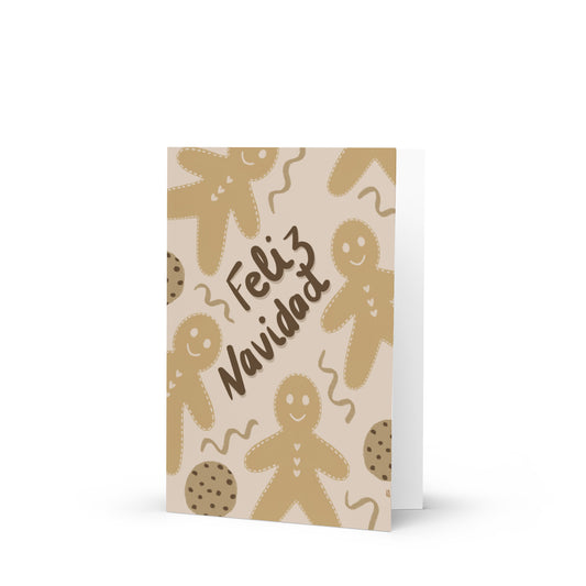 alt = tarjeta de felicitación Cookies - Feliz Navidad
