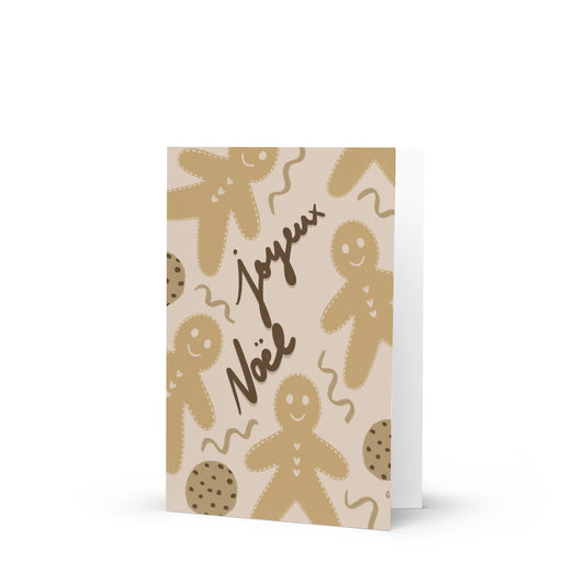alt= Tarjeta de felicitación Cookies - Joyeux Noël