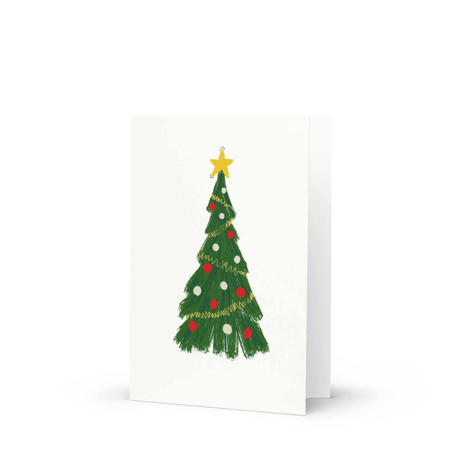 alt= tarjeta de felicitación Arból de Navidad - Kago Studio