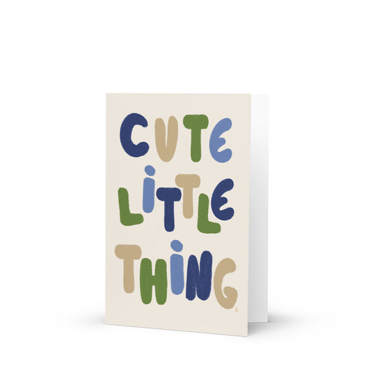 alt= tarjeta de felicitación - Cute little things