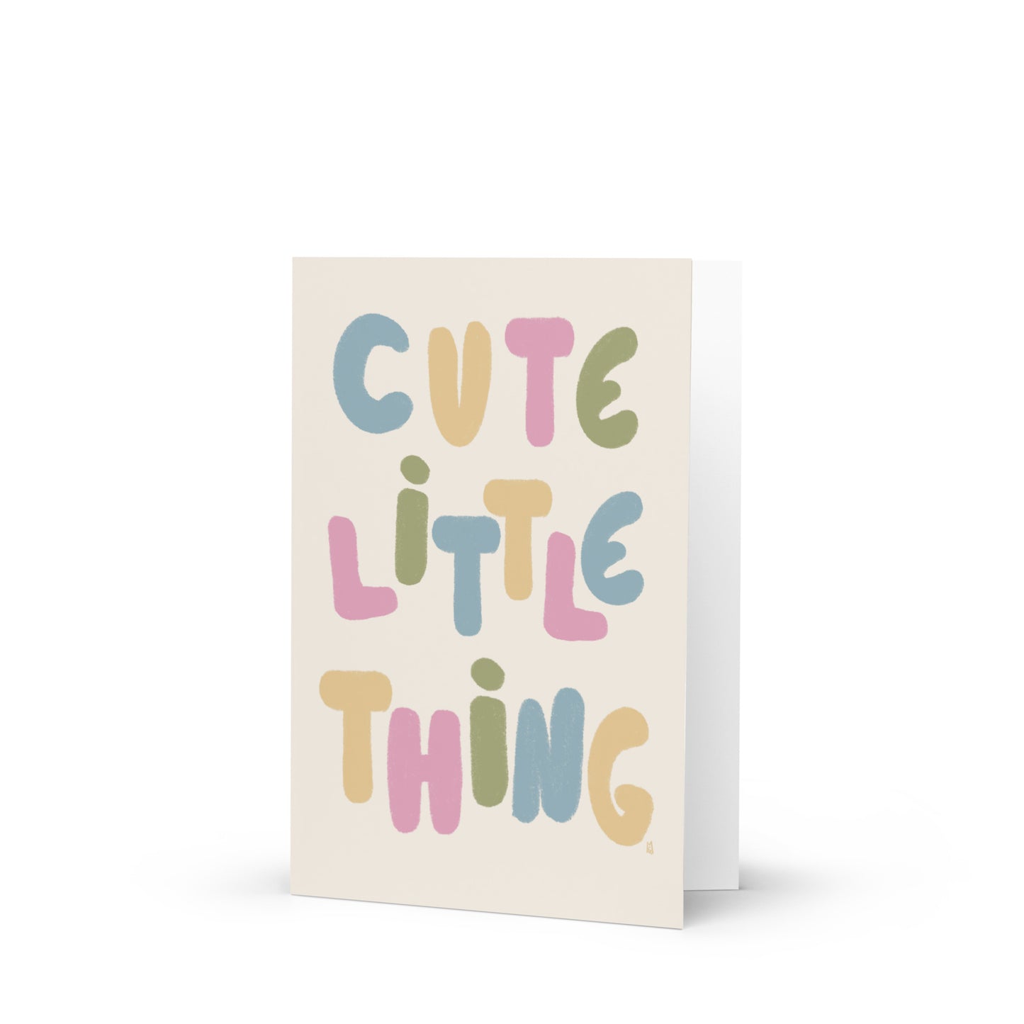 alt= tarjeta de felicitación - Cute Little Thing