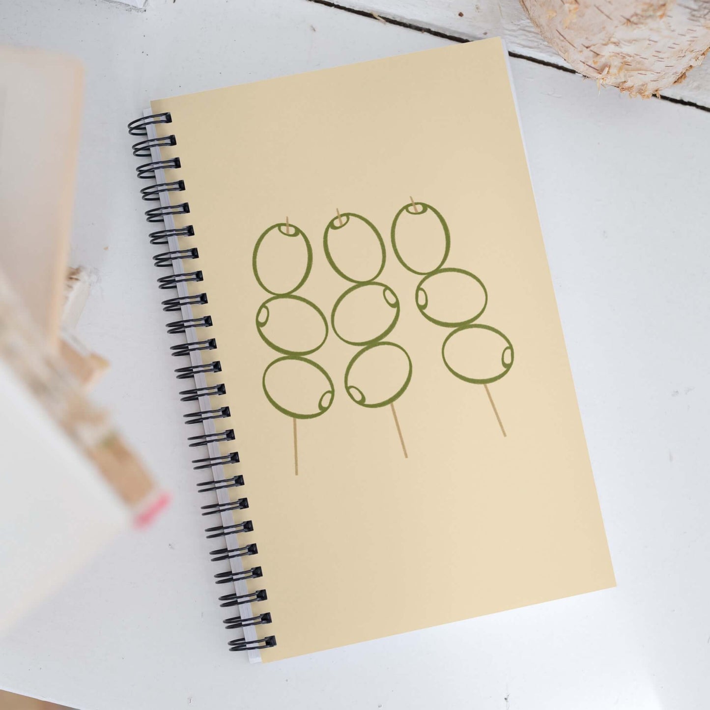Alt=libreta creativa aceitunas - Kago Studio