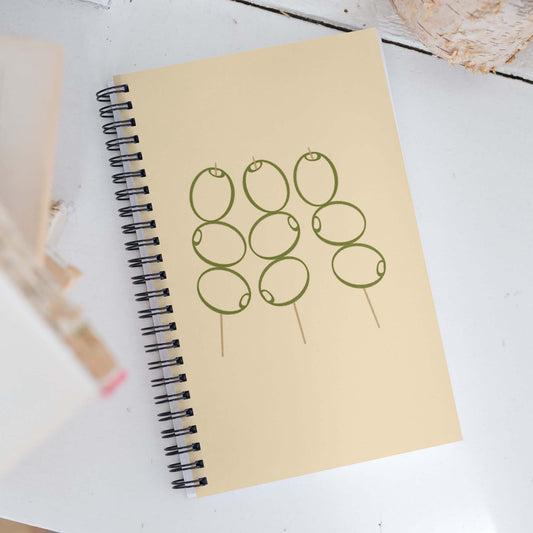 Alt=libreta creativa aceitunas - Kago Studio