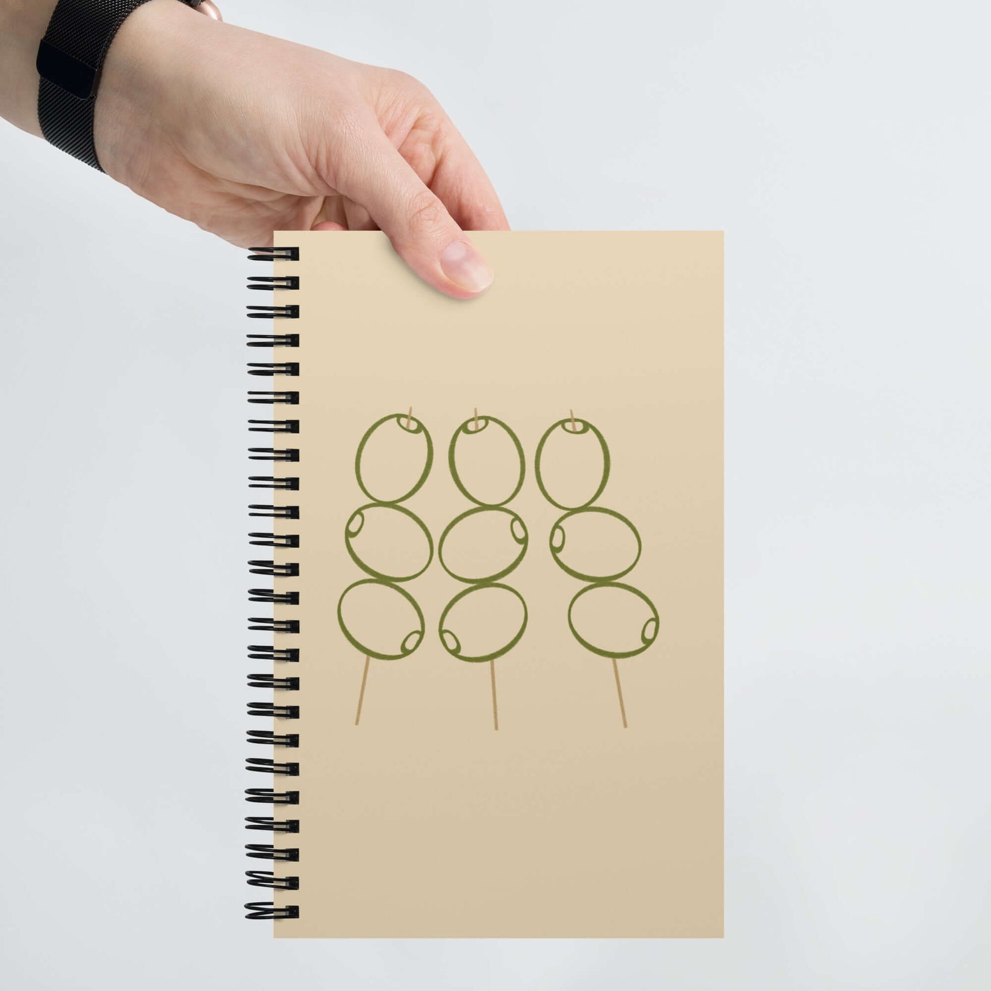 Alt=libreta creativa aceitunas - Kago Studio