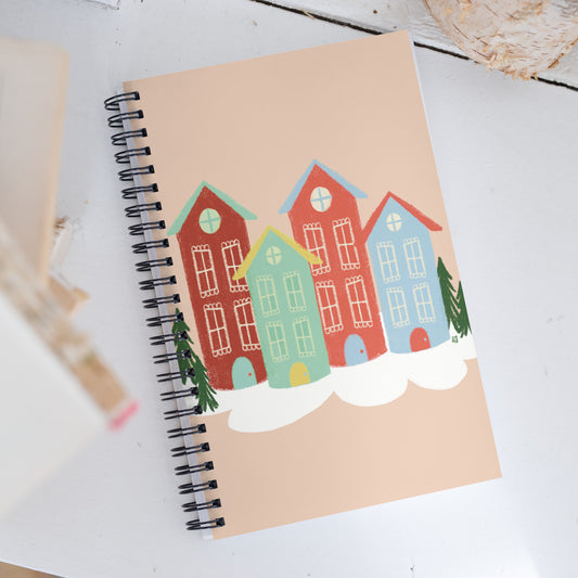 alt= Libreta creativa El pueblo navideño - Kago Studio