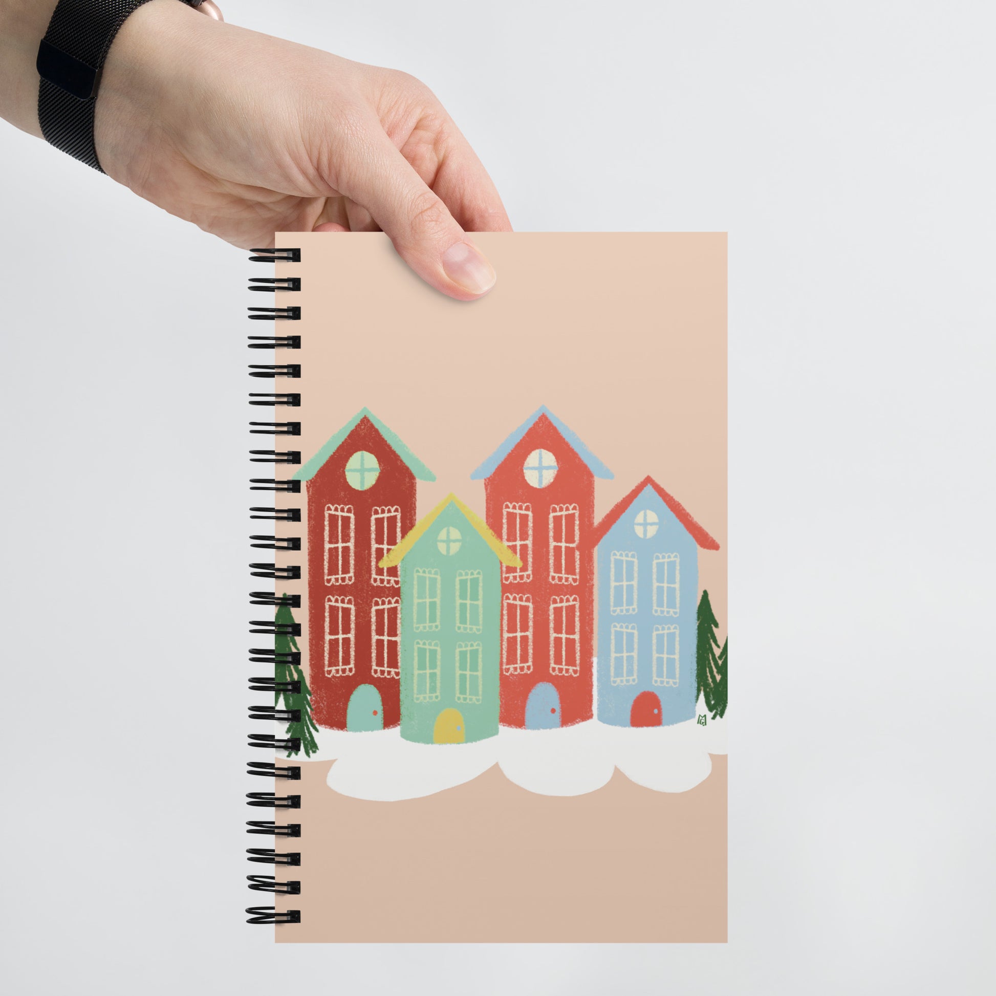 alt= Libreta creativa El pueblo navideño - Kago Studio
