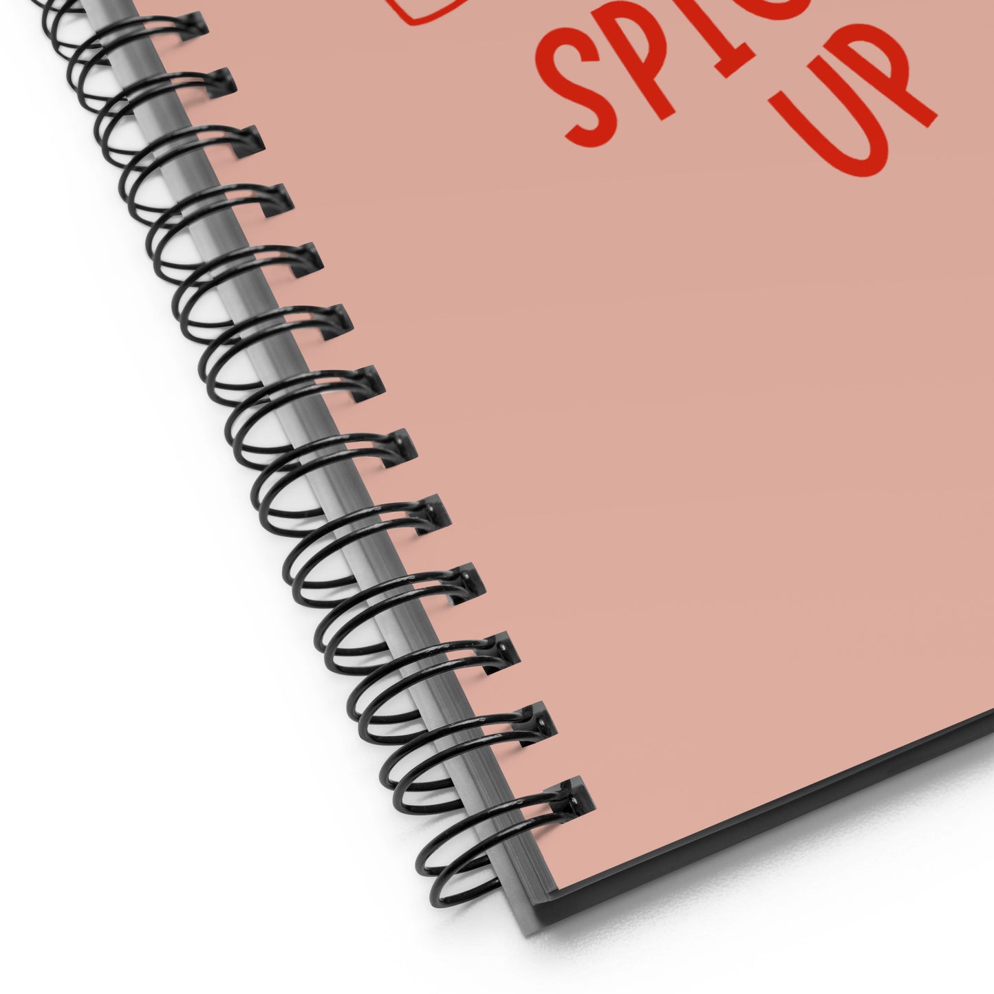 alt="Libreta Spice it up – cuaderno creativo de anillas con diseño floral, 100 páginas punteadas para embarazo, recetas o journaling"