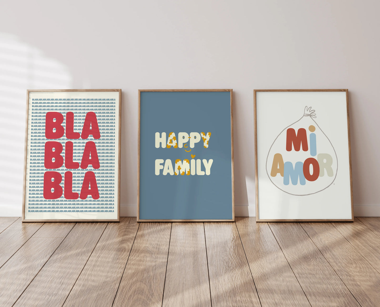 Bundle Láminas Blablabla + Happy Family + Mi amor